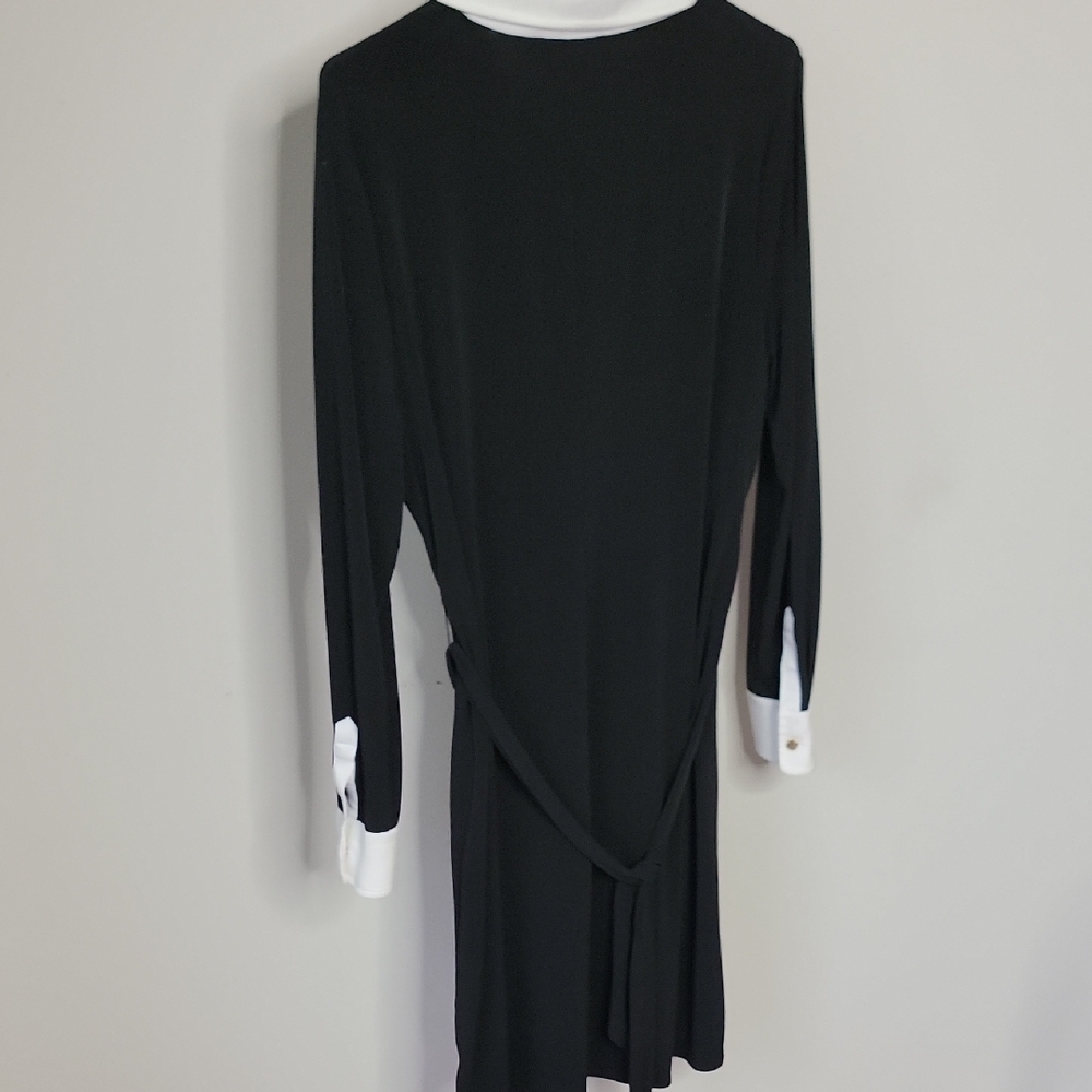 Ivanka Trump Black and White Polo Dress L - Picture 5 of 5